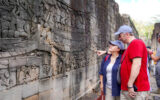 Bayon Temple Taxi In Cambodia